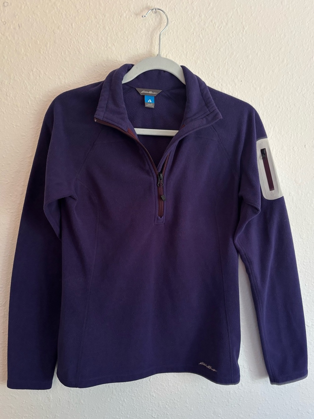 Eddie Bauer Women’s Half-Zip Fleece Pullover - Deep Purple
